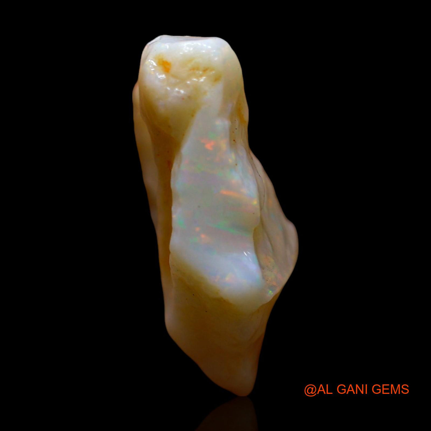 10.00 Cts Natural Australian Fire Opal Fancy Rough Loose Gemstone For Jewelry 17x17x7 mm RE-25