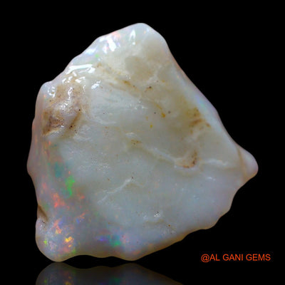 Natural Untreated Fire Opal Loose Gemstone Fancy Rough From Australia 6.00 Cts 17x16x6 mm RE-261