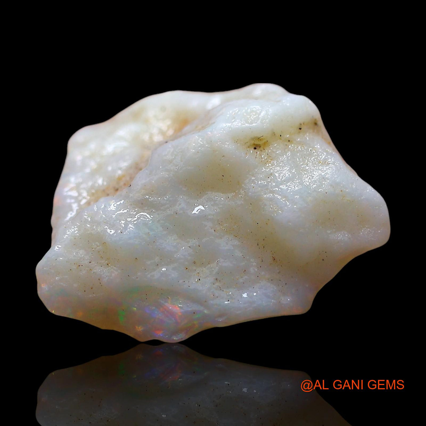 Natural Untreated Fire Opal Loose Gemstone Fancy Rough From Australia 6.00 Cts 17x16x6 mm RE-261