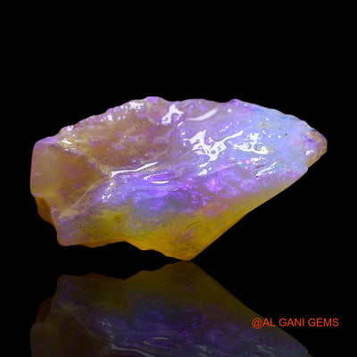 Natural Untreated Fire Opal Loose Gemstone Fancy Rough From Australia 3.00 Cts 19x11x5 mm RE-264