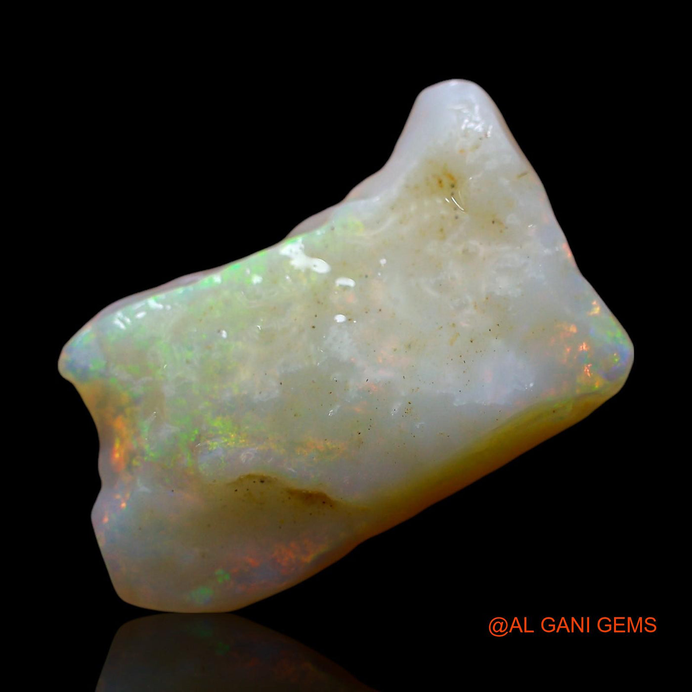 4.00 Cts Unheated Australian Fire Opal Loose Gemstone Fancy Rough Natural 18x11x3 mm RE-266