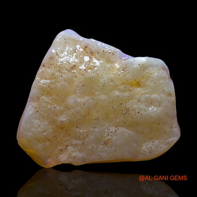 Natural Fire Opal Gemstone 4.00 Cts Loose Fancy Rough From Australia 16x13x3 mm RE-268
