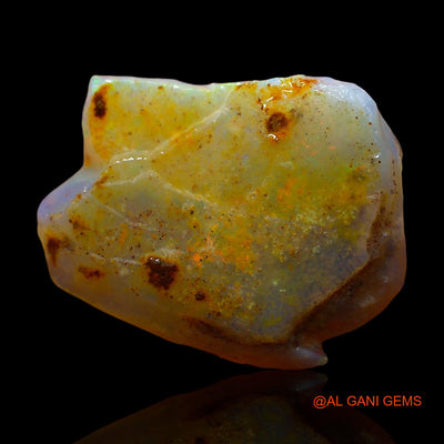 4.00 Cts Unheated Australian Fire Opal Loose Gemstone Fancy Rough Natural 16x13x3 mm RE-269