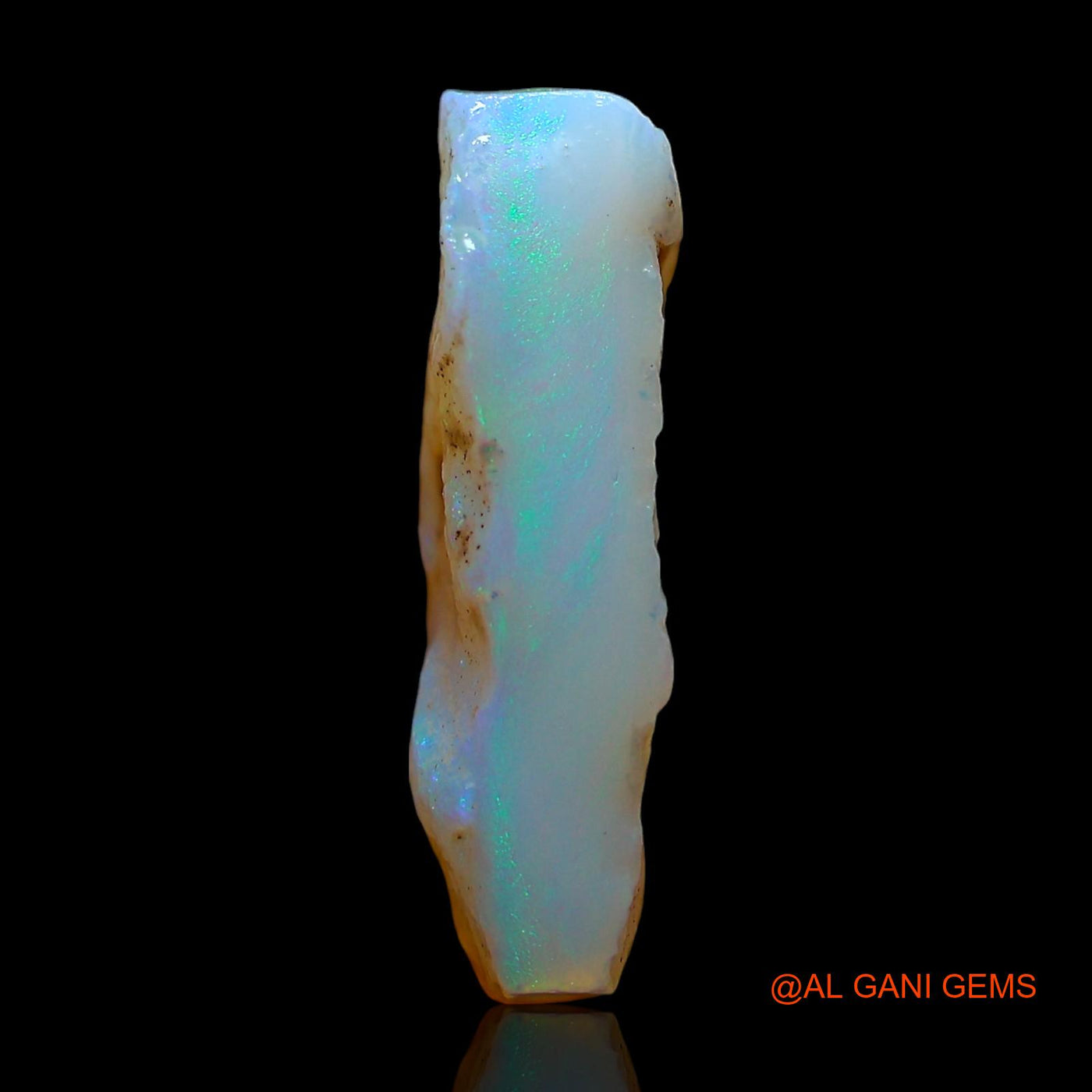 Natural Fire Opal Gemstone 4.00 Cts Loose Fancy Rough From Australia 17x10x4 mm RE-276