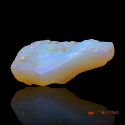 Natural Fire Opal Gemstone 4.00 Cts Loose Fancy Rough From Australia 17x10x4 mm RE-276
