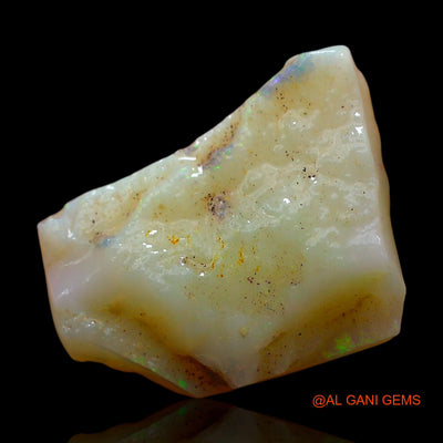 4.00 Cts Natural Australian Fire Opal Loose Gemstone Fancy Rough 16x13x4 mm RE-277
