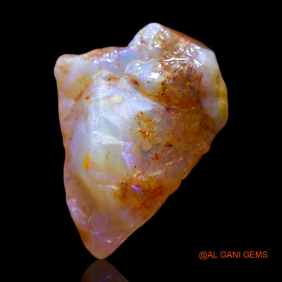 Natural Fire Opal Gemstone 7.00 Cts Loose Fancy Rough From Australia 15x12x8 mm RE-279