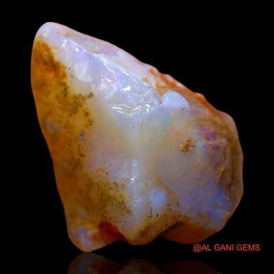 Natural Fire Opal Gemstone 7.00 Cts Loose Fancy Rough From Australia 15x12x8 mm RE-279
