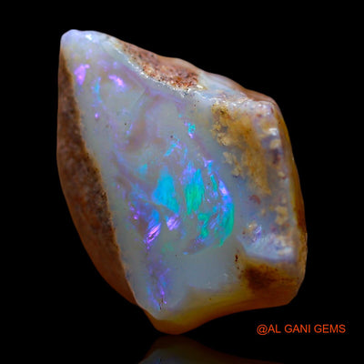 Natural Untreated Fire Opal Loose Gemstone Fancy Rough From Australia 8.00 Cts 16x14x10 mm RE-280