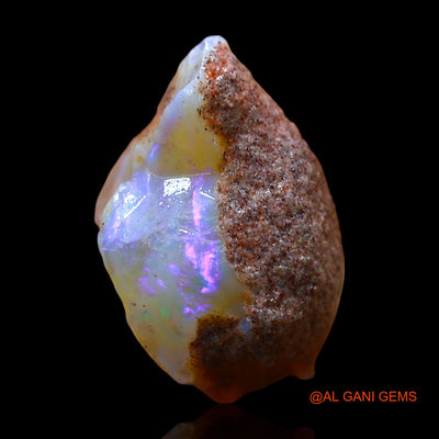 Natural Untreated Fire Opal Loose Gemstone Fancy Rough From Australia 8.00 Cts 16x14x10 mm RE-280