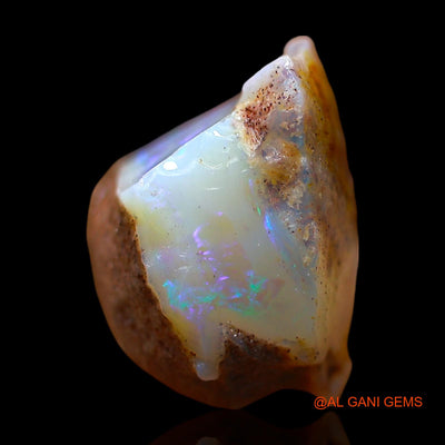 Natural Untreated Fire Opal Loose Gemstone Fancy Rough From Australia 8.00 Cts 16x14x10 mm RE-280