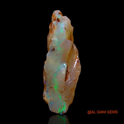 Natural Untreated Fire Opal Loose Gemstone Fancy Rough From Australia 6.00 Cts 19x12x6 mm RE-281