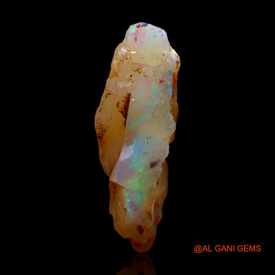 Natural Untreated Fire Opal Loose Gemstone Fancy Rough From Australia 6.00 Cts 19x12x6 mm RE-281