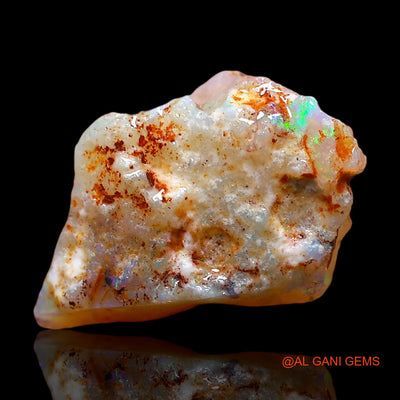 Natural Untreated Fire Opal Loose Gemstone Fancy Rough From Australia 6.00 Cts 19x12x6 mm RE-281