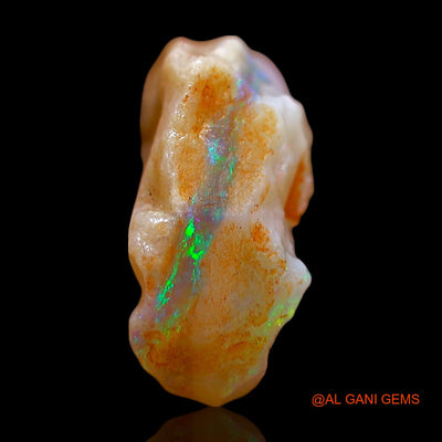 Natural Fire Opal Gemstone 6.00 Cts Loose Fancy Rough From Australia 13x12x6 mm RE-282