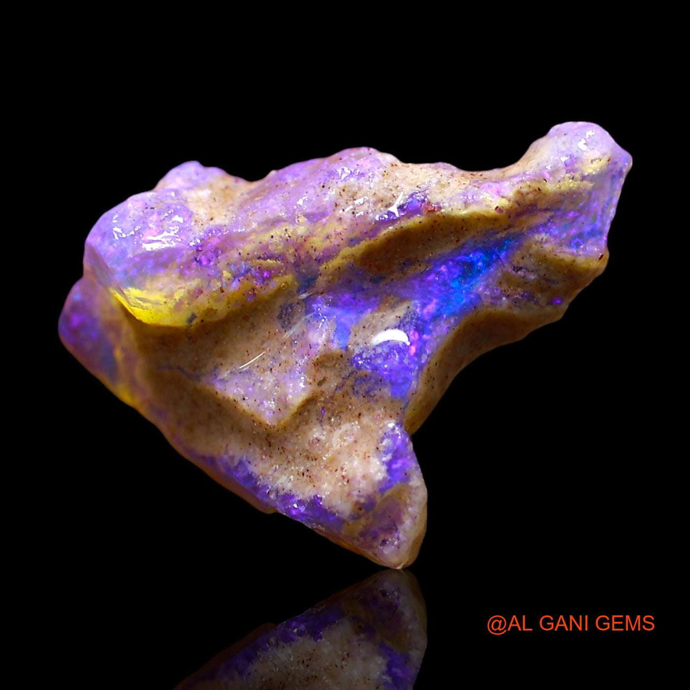 4.00 Cts Natural Australian Fire Opal Loose Gemstone Fancy Rough 17x12x6 mm RE-283