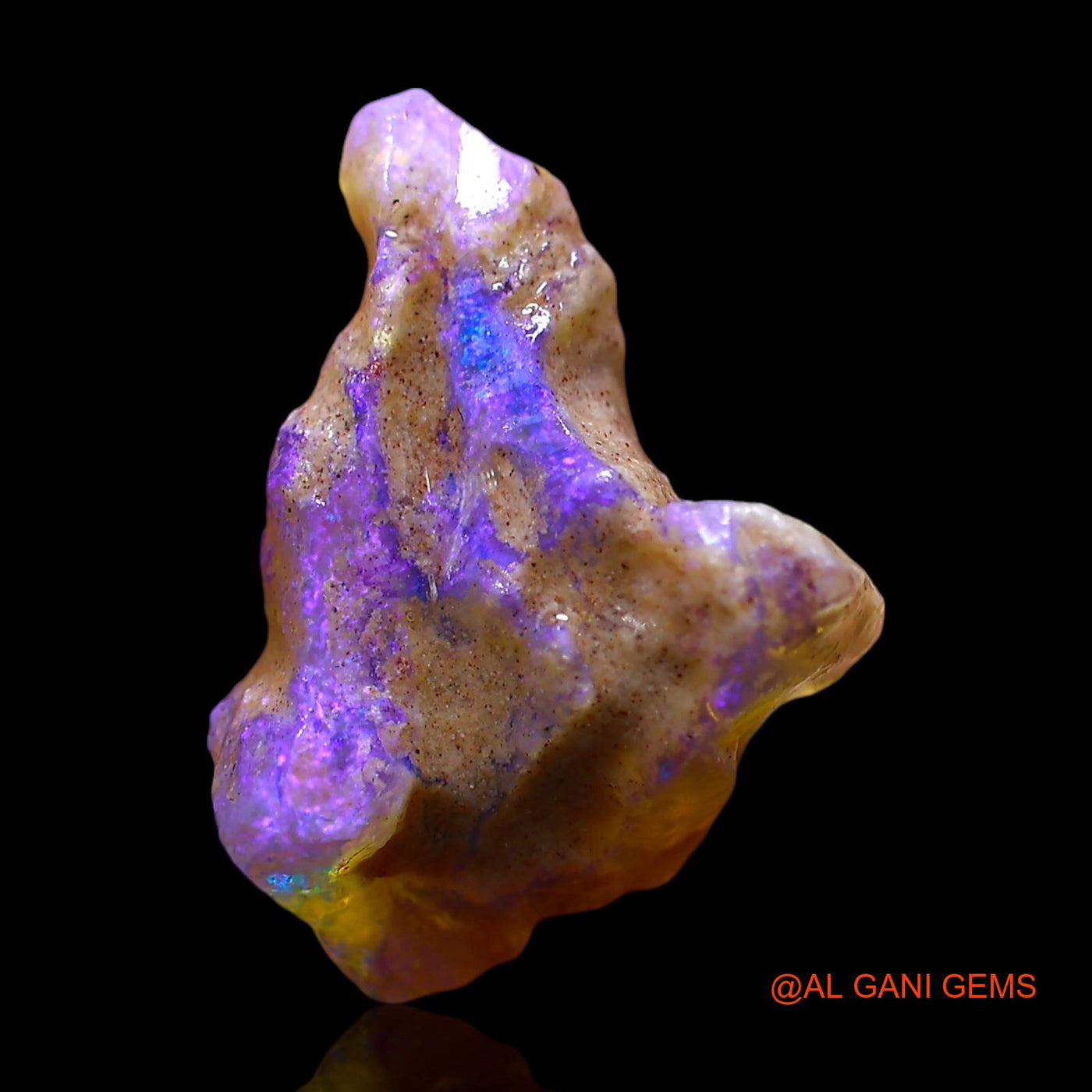 4.00 Cts Natural Australian Fire Opal Loose Gemstone Fancy Rough 17x12x6 mm RE-283