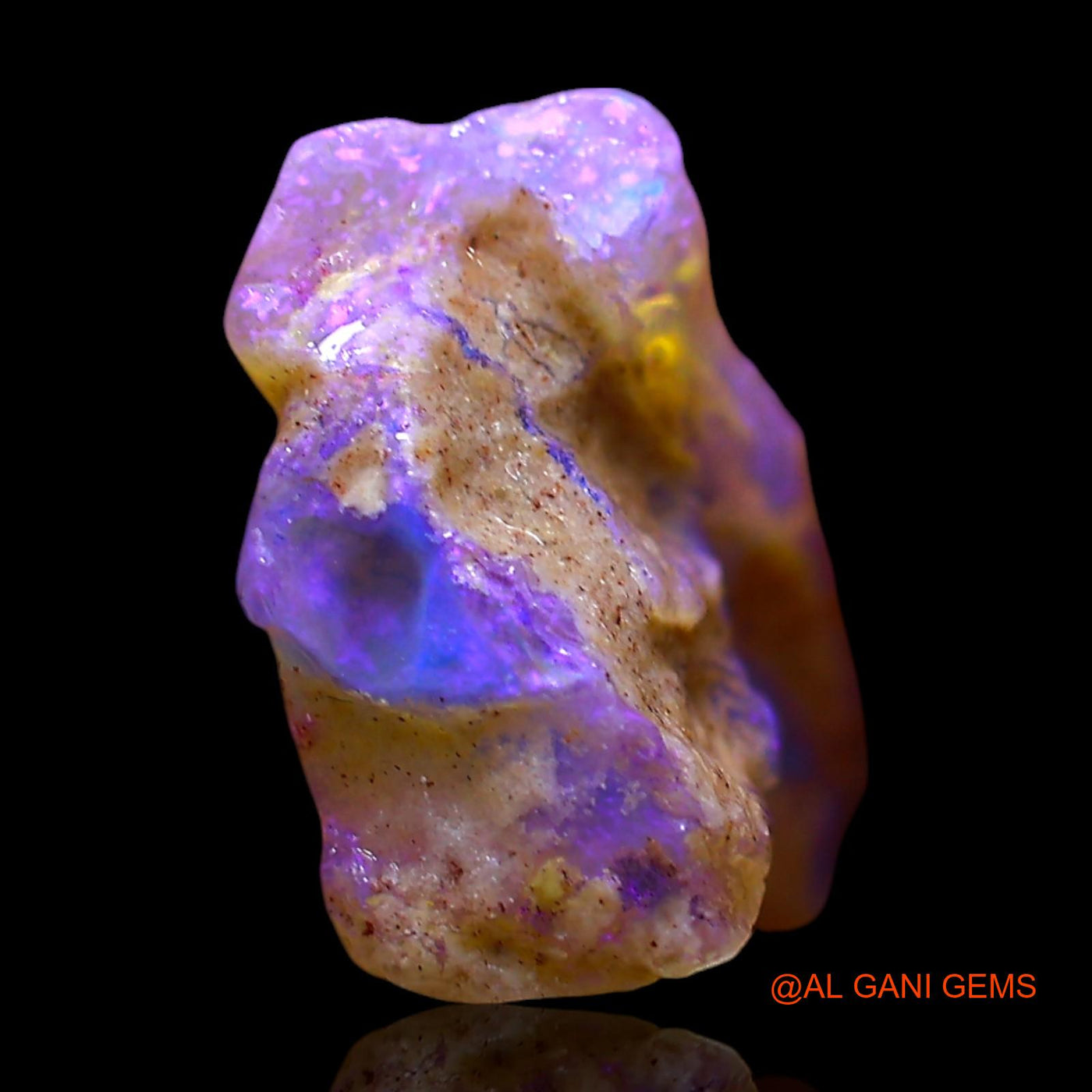 4.00 Cts Natural Australian Fire Opal Loose Gemstone Fancy Rough 17x12x6 mm RE-283