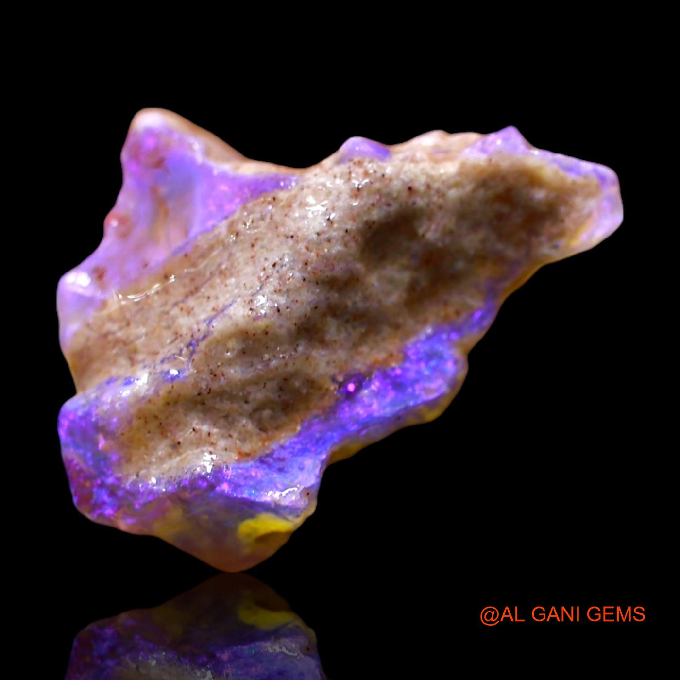 4.00 Cts Natural Australian Fire Opal Loose Gemstone Fancy Rough 17x12x6 mm RE-283