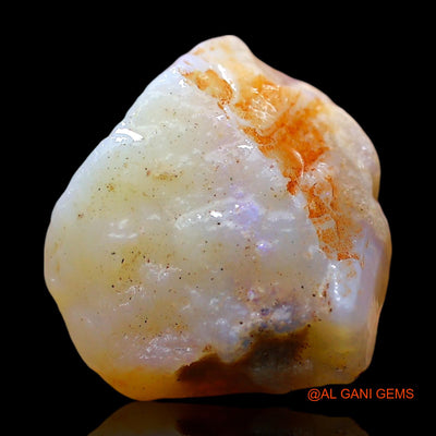 Natural Untreated Fire Opal Loose Gemstone Fancy Rough From Australia 6.00 Cts 13x12x7 mm RE-295