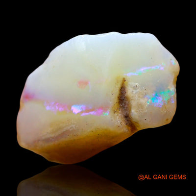 Natural Untreated Fire Opal Loose Gemstone Fancy Rough From Australia 6.00 Cts 13x12x7 mm RE-295
