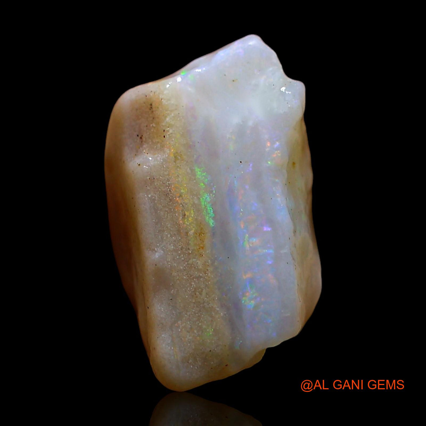 5.00 Cts Natural Australian Fire Opal Loose Gemstone Fancy Rough 14x9x7 mm RE-298
