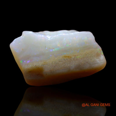 5.00 Cts Natural Australian Fire Opal Loose Gemstone Fancy Rough 14x9x7 mm RE-298