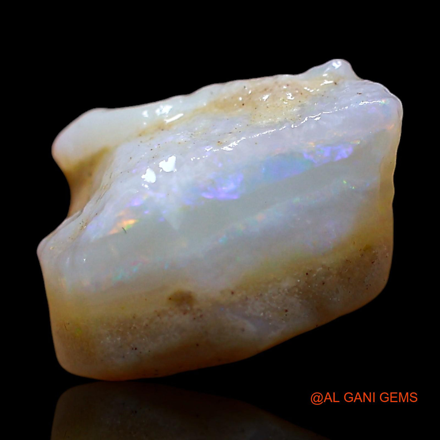 5.00 Cts Natural Australian Fire Opal Loose Gemstone Fancy Rough 14x9x7 mm RE-298