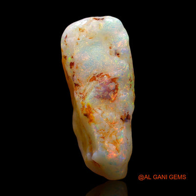 Natural Fire Opal Gemstone 6.00 Cts Loose Fancy Rough From Australia 23x10x6 mm RE-29