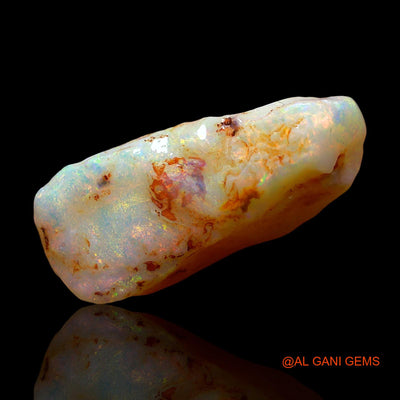 Natural Fire Opal Gemstone 6.00 Cts Loose Fancy Rough From Australia 23x10x6 mm RE-29
