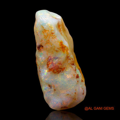 Natural Fire Opal Gemstone 6.00 Cts Loose Fancy Rough From Australia 23x10x6 mm RE-29