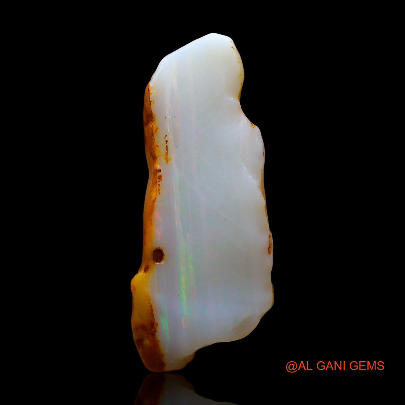 11.00 Cts Natural Australian Fire Opal Loose Gemstone Fancy Rough 29x12x6 mm RE-2