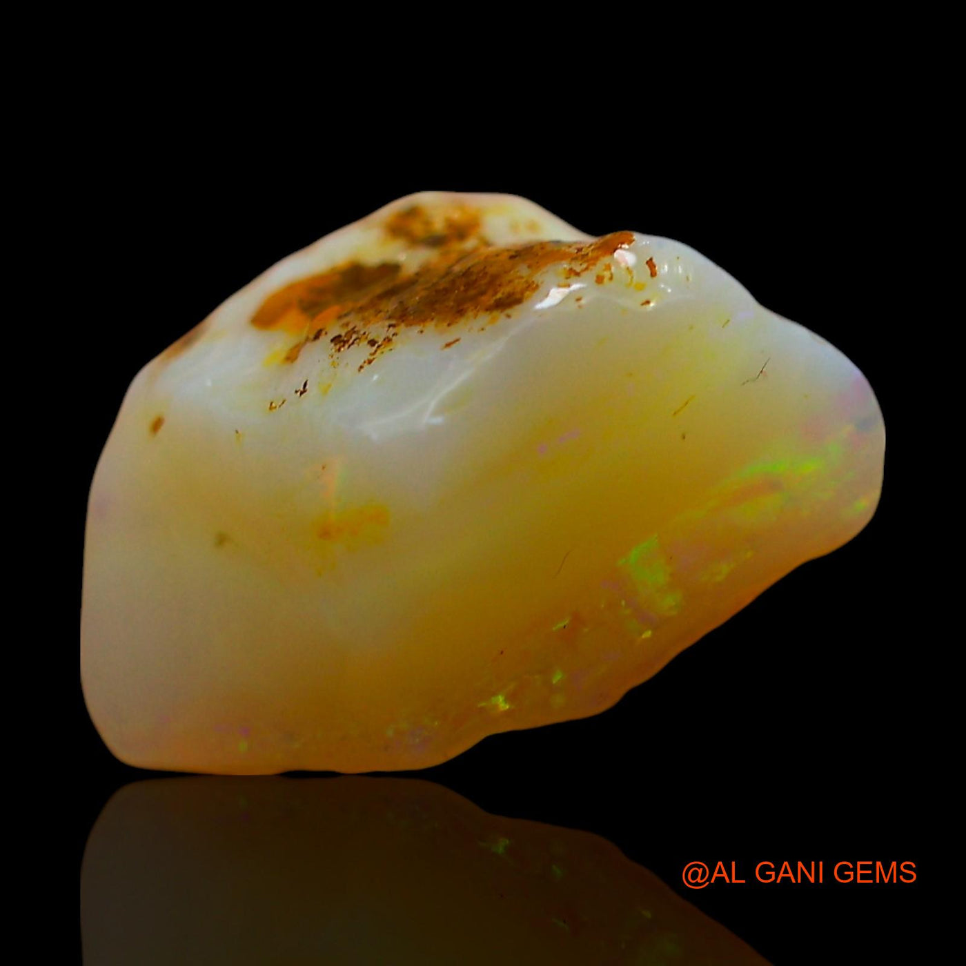 4.00 Cts Natural Australian Fire Opal Fancy Rough Loose Gemstone For Jewelry 12x10x6 mm RE-300