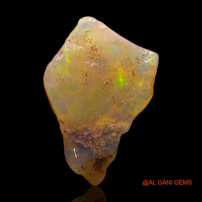 12.00 Cts Natural Australian Fire Opal Loose Gemstone Fancy Rough 23x16x5 mm RE-301