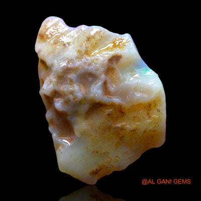 6.00 Cts Natural Australian Fire Opal Loose Gemstone Fancy Rough 22x16x5 mm RE-303