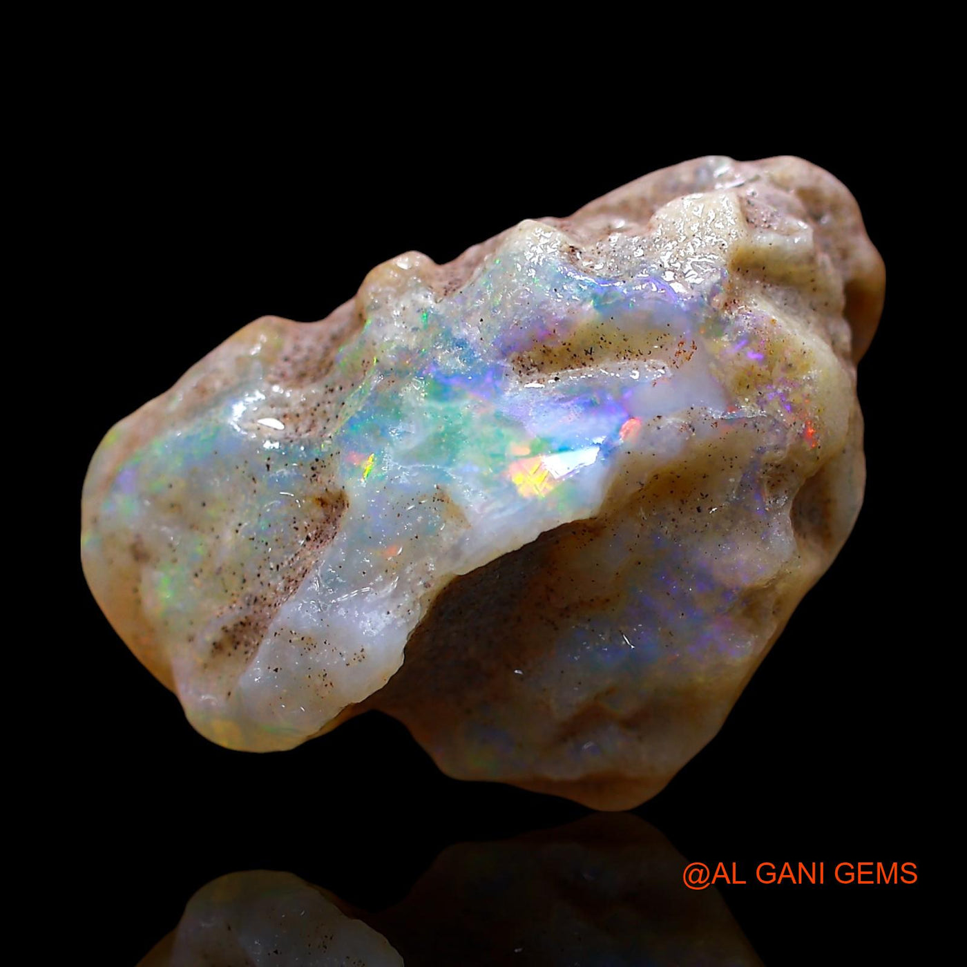 12.00 Cts Unheated Australian Fire Opal Loose Gemstone Fancy Rough Natural 21x14x10 mm RE-305