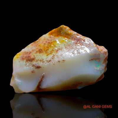 10.00 Cts Unheated Australian Fire Opal Loose Gemstone Fancy Rough Natural 22x14x6 mm RE-306