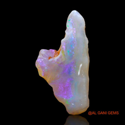 Natural Untreated Fire Opal Loose Gemstone Fancy Rough From Australia 7.00 Cts 25x12x6 mm RE-307