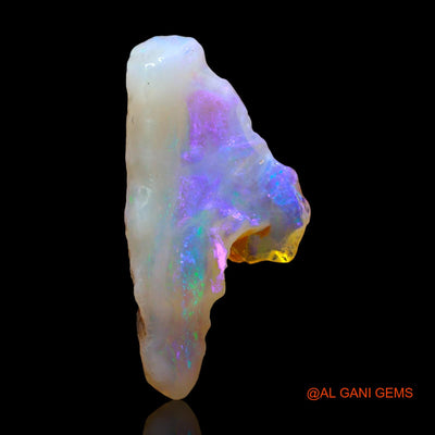 Natural Untreated Fire Opal Loose Gemstone Fancy Rough From Australia 7.00 Cts 25x12x6 mm RE-307