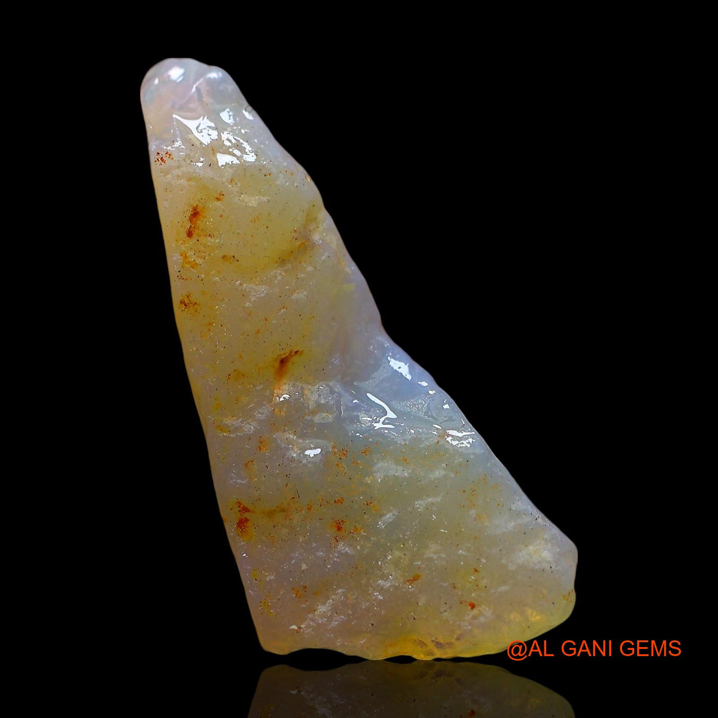 10.00 Cts Unheated Australian Fire Opal Loose Gemstone Fancy Rough Natural 26x11x8 mm RE-308