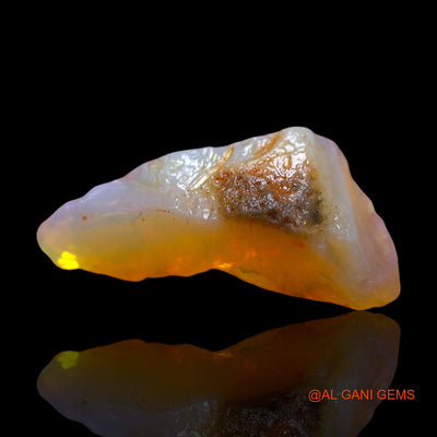 10.00 Cts Unheated Australian Fire Opal Loose Gemstone Fancy Rough Natural 26x11x8 mm RE-308