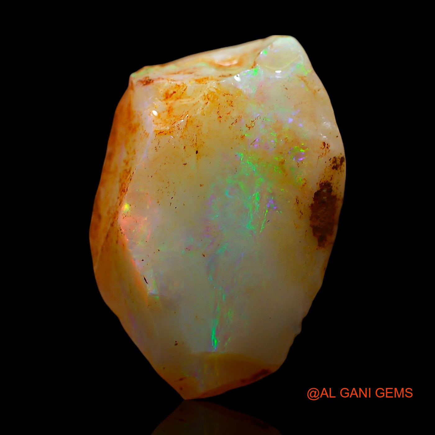 11.00 Cts Natural Australian Fire Opal Fancy Rough Loose Gemstone For Jewelry 22x14x7 mm RE-309
