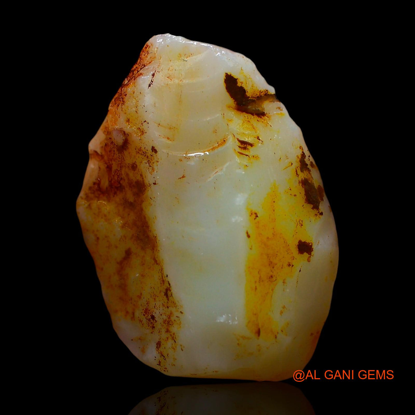 11.00 Cts Natural Australian Fire Opal Fancy Rough Loose Gemstone For Jewelry 22x14x7 mm RE-309