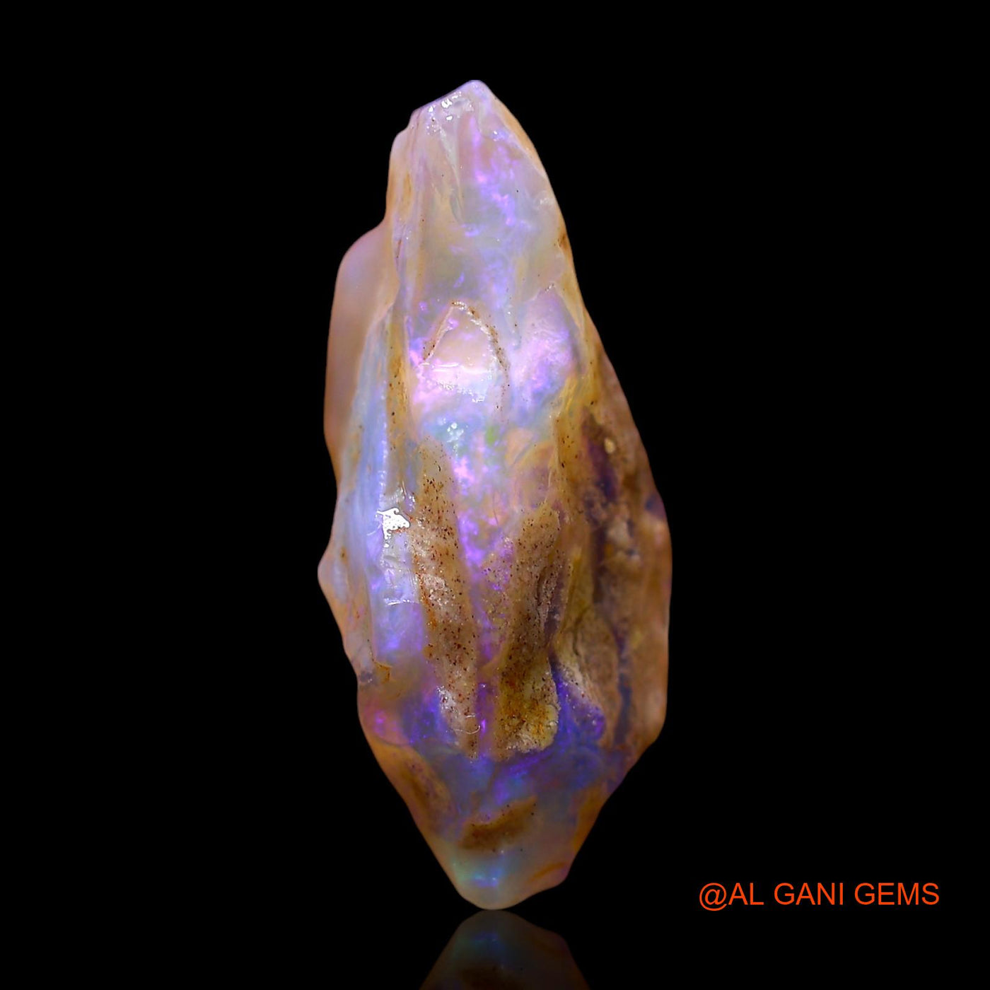 10.00 Cts Natural Australian Fire Opal Loose Gemstone Fancy Rough 21x13x9 mm RE-30