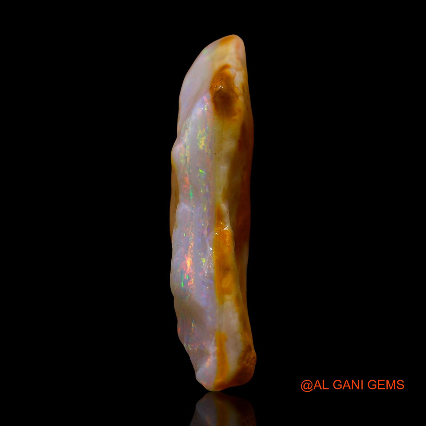 8.00 Cts Natural Australian Fire Opal Fancy Rough Loose Gemstone For Jewelry 26x10x5 mm RE-311
