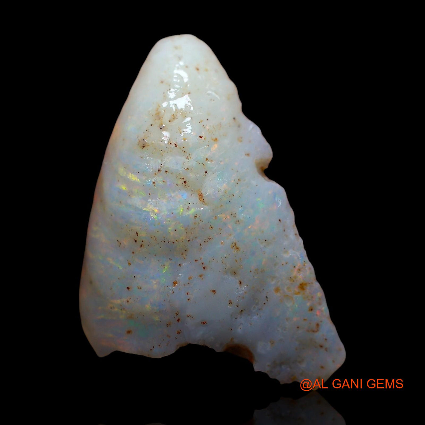 Natural Fire Opal Gemstone 6.00 Cts Loose Fancy Rough From Australia 23x14x5 mm RE-312