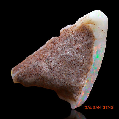 Natural Fire Opal Gemstone 6.00 Cts Loose Fancy Rough From Australia 23x14x5 mm RE-312