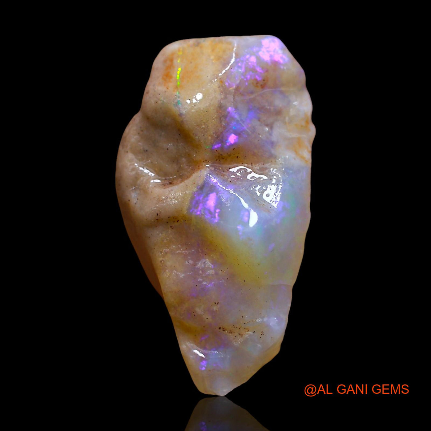 12.00 Cts Natural Australian Fire Opal Fancy Rough Loose Gemstone For Jewelry 24x13x10 mm RE-314