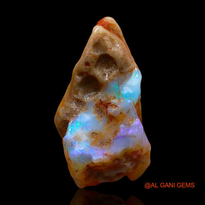12.00 Cts Natural Australian Fire Opal Loose Gemstone Fancy Rough 21x10x10 mm RE-316