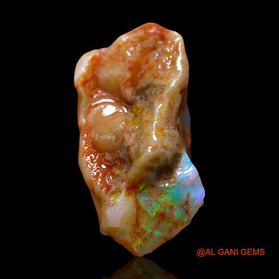 12.00 Cts Natural Australian Fire Opal Loose Gemstone Fancy Rough 21x10x10 mm RE-316